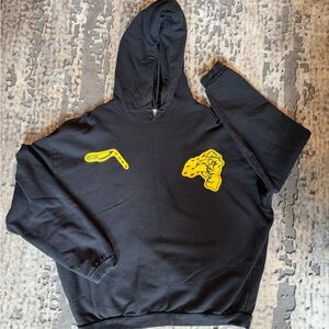 Off White x Virgil Aboh Yellow Graphic Hoodie